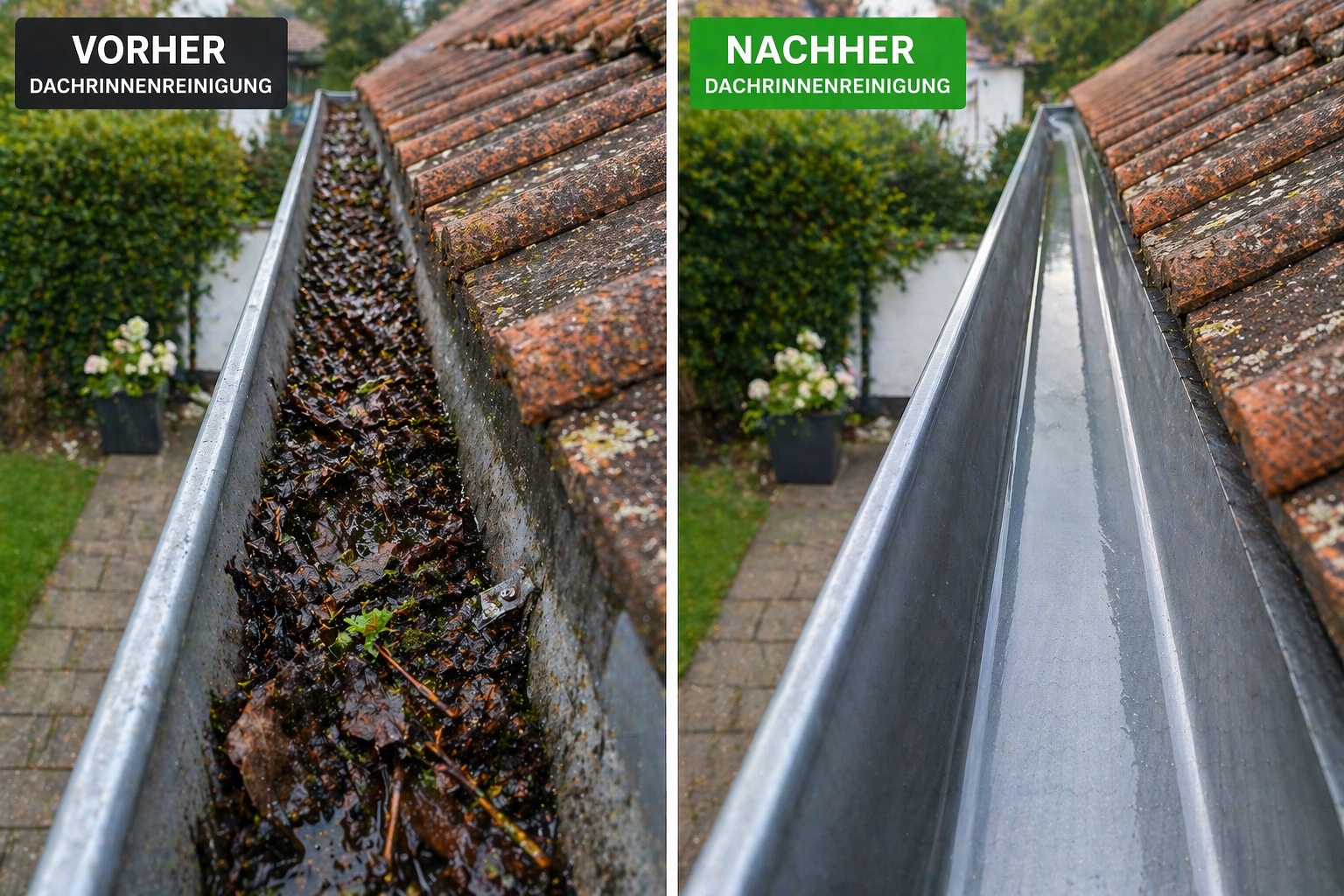 Dachrinnenreinigung